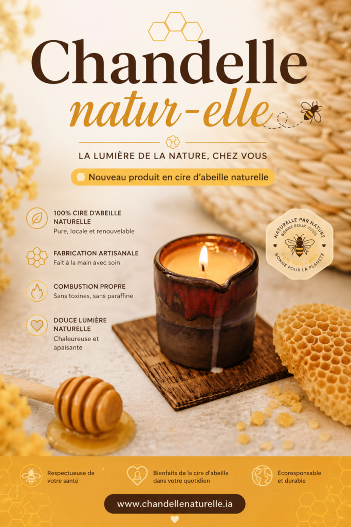 Exemple d'image créée par l'IA (Entreprise et produit fictifs)
